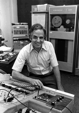 Paul Lansky in the old Winham Lab in 1981