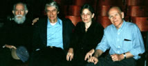 Bell Labs Innovators Emmanuel Ghent, Ken Knowlton, Laurie Spiegel and Max Mathews in November 1998.